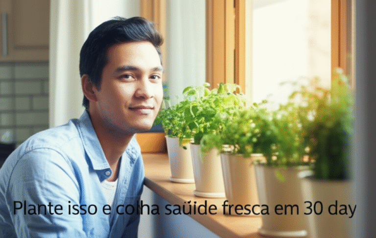 Plante isso e colha saúde fresca em 30 dias: Guia Essencial!